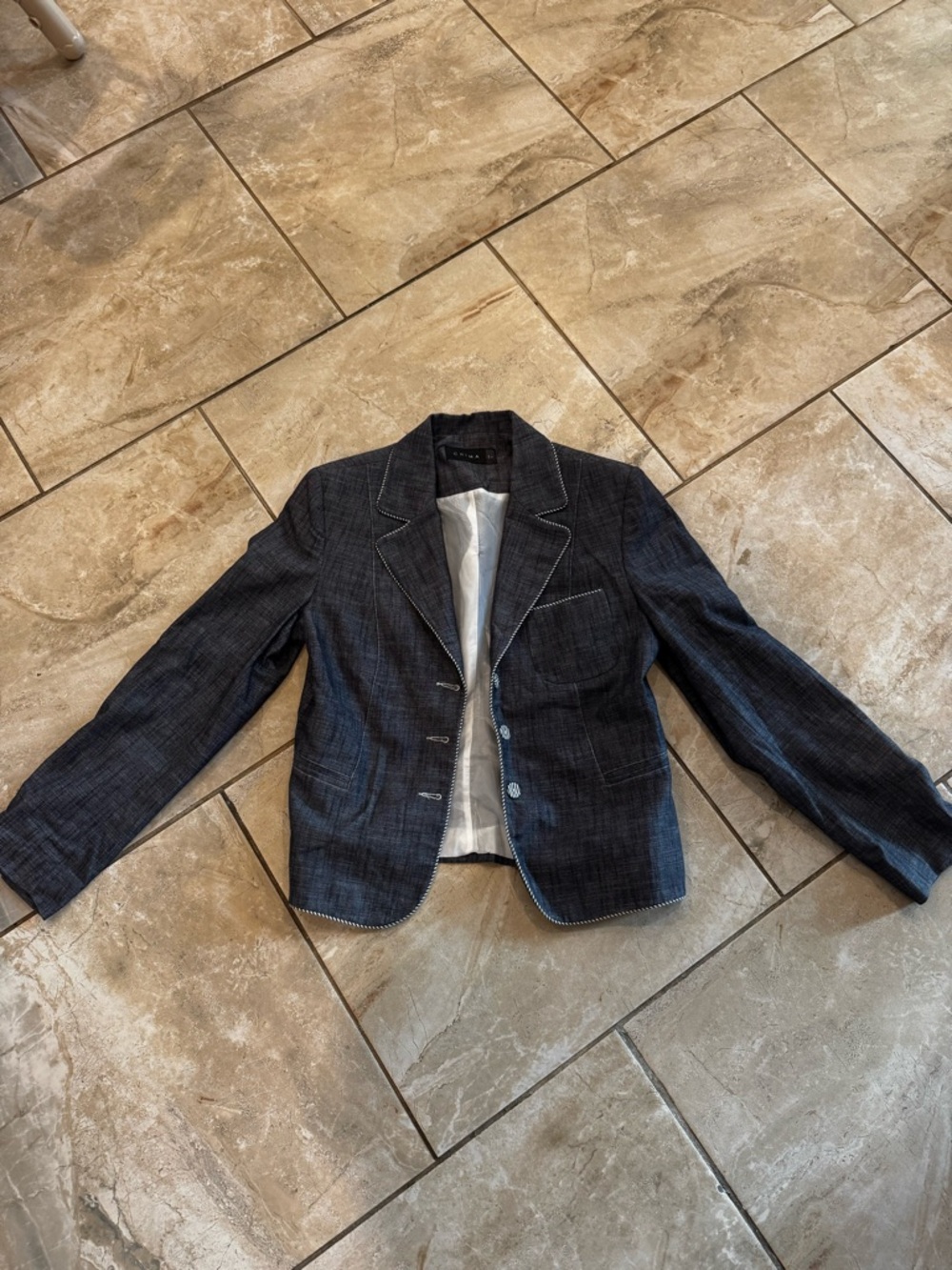 Women's Dark Gray Tailored Blazer